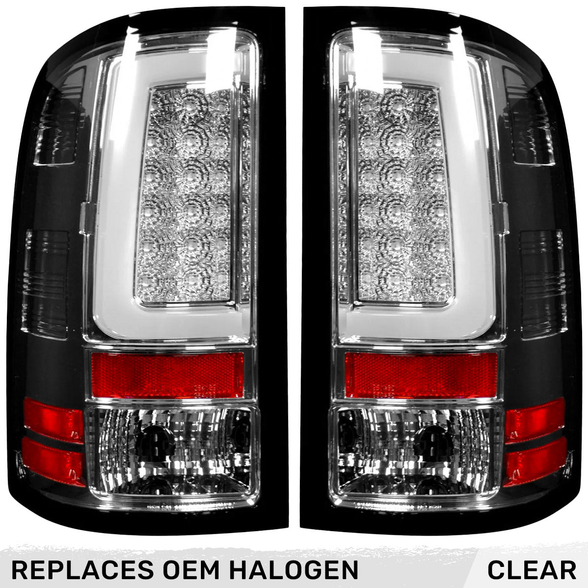 GMC Sierra 07-13 (Single Wheel Trucks) Tail Lights Ultra Bright OLED Running DRL Lights - Multiple Lens