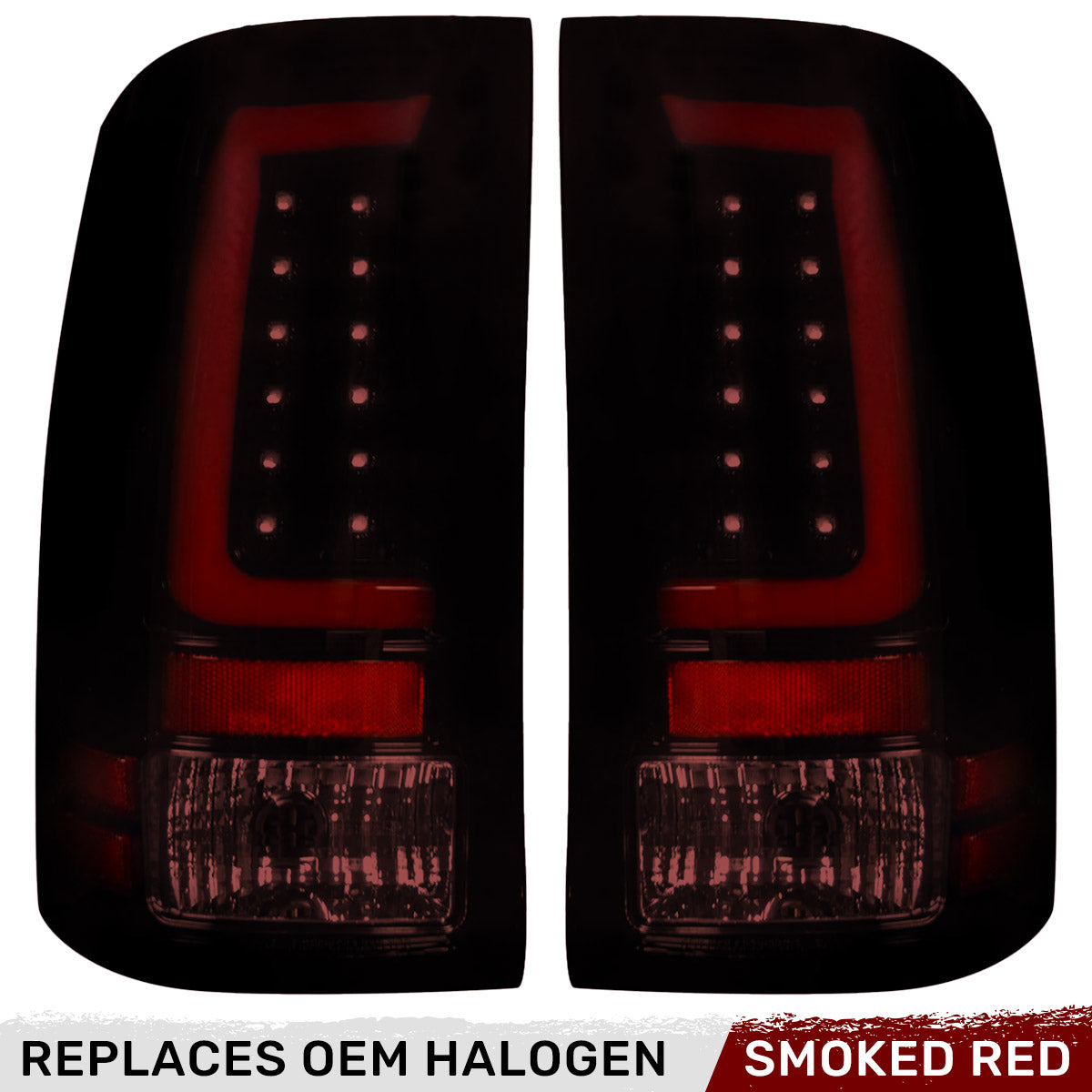 GMC Sierra 07-13 (Single Wheel Trucks) Tail Lights Ultra Bright OLED Running DRL Lights - Multiple Lens