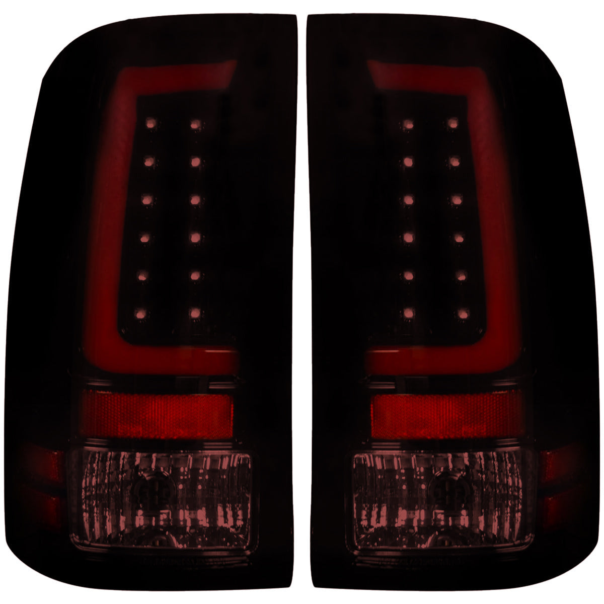 GMC Sierra 07-13 (Single Wheel Trucks) Tail Lights Ultra Bright OLED Running DRL Lights - Multiple Lens