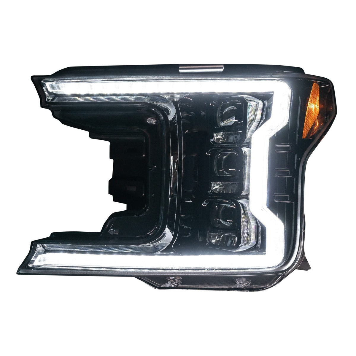 Ford F150 18-20 LED Projector Headlights OLED DRL Scanning LED Turn Signals (Replaces Factory Halogen Headlights) - Multiple Styles