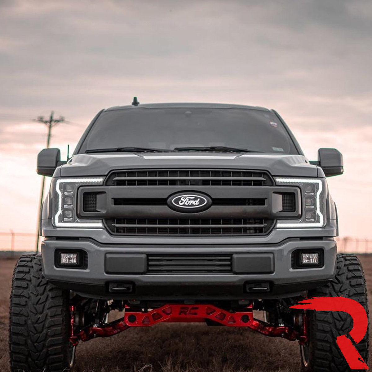 Ford F150 18-20 LED Projector Headlights OLED DRL Scanning LED Turn Signals (Replaces Factory Halogen Headlights) - Multiple Styles