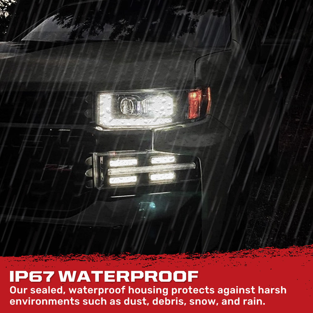 Chevy Silverado 19-21 1500 (4th Gen) Projector Headlights OLED Halos, DRL Scanning Turn Signals - Multiple Styles