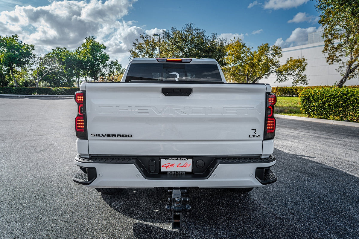 Chevy Silverado 2500/3500 20-23 Ultra Bright OLED Tail Lights (Replaces Factory/OEM Halogen Tail Lights Only) - Multiple Lens