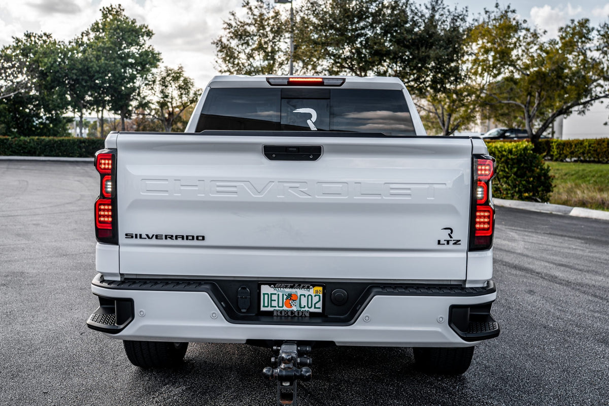 Chevy Silverado 2500/3500 20-23 Ultra Bright OLED Tail Lights (Replaces Factory/OEM LED Tail Lights Only) - Multiple Lens