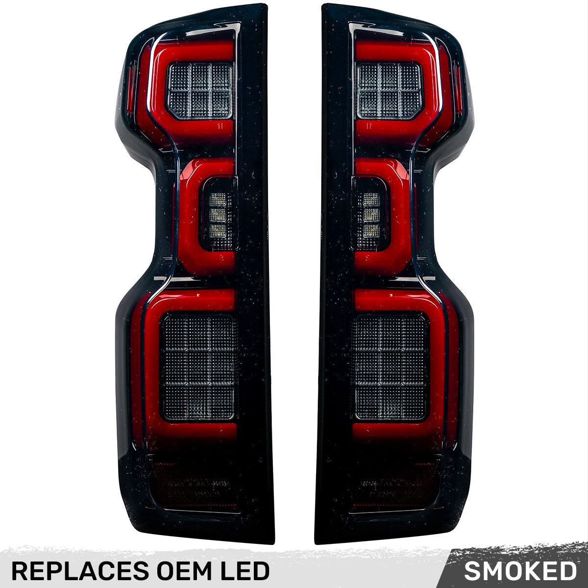 Chevy Silverado 2500/3500 20-23 Ultra Bright OLED Tail Lights (Replaces Factory/OEM LED Tail Lights Only) - Multiple Lens
