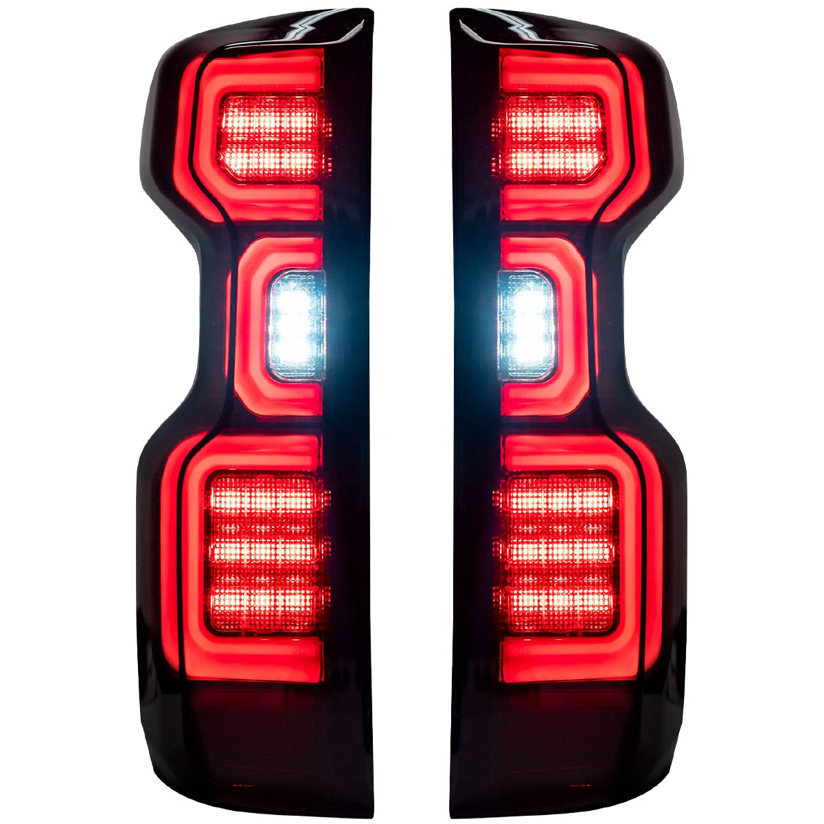 Chevy Silverado 2500/3500 20-23 Ultra Bright OLED Tail Lights (Replaces Factory/OEM LED Tail Lights Only) - Multiple Lens
