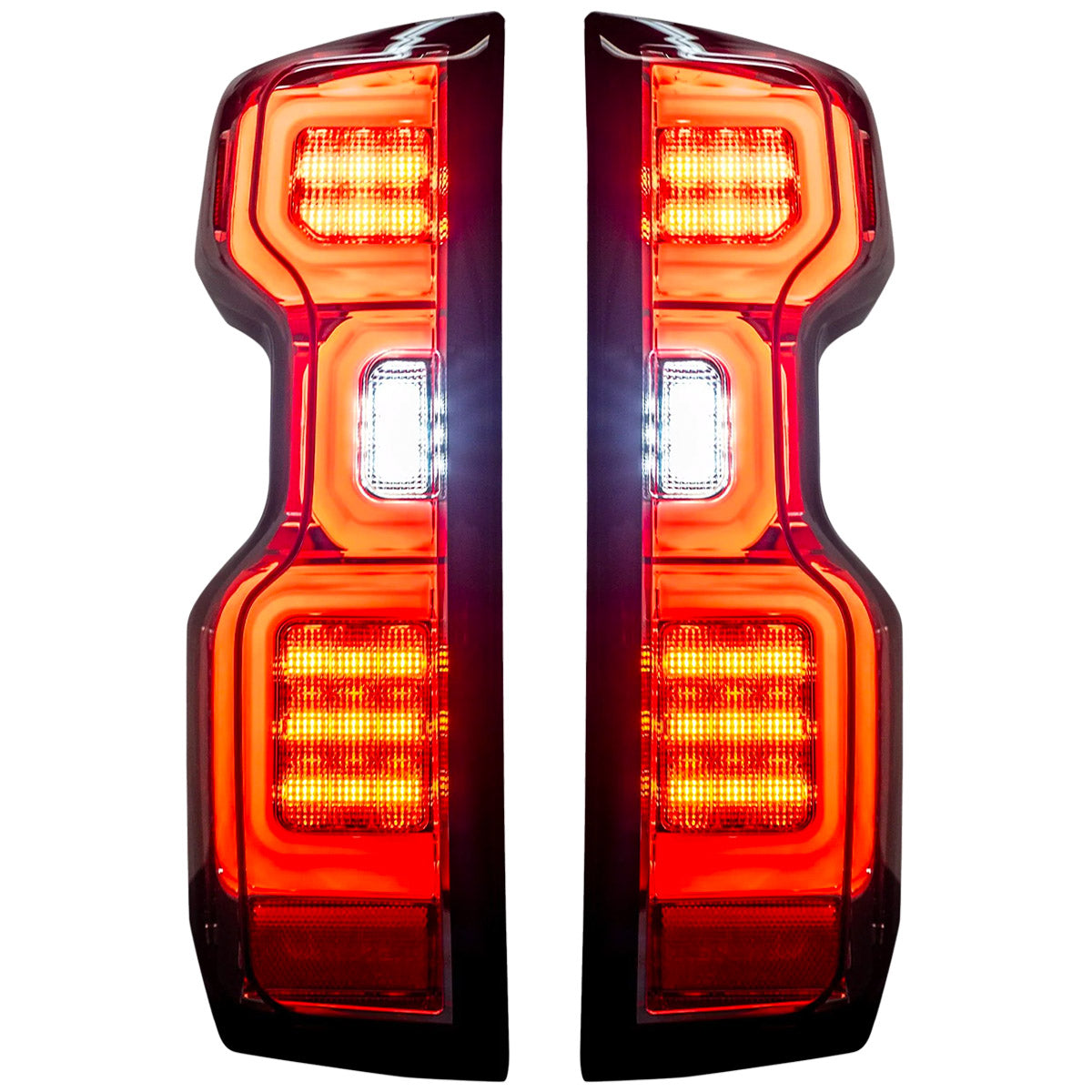 Chevy Silverado 2500/3500 20-23 Ultra Bright OLED Tail Lights (Replaces Factory/OEM Halogen Tail Lights Only) - Multiple Lens