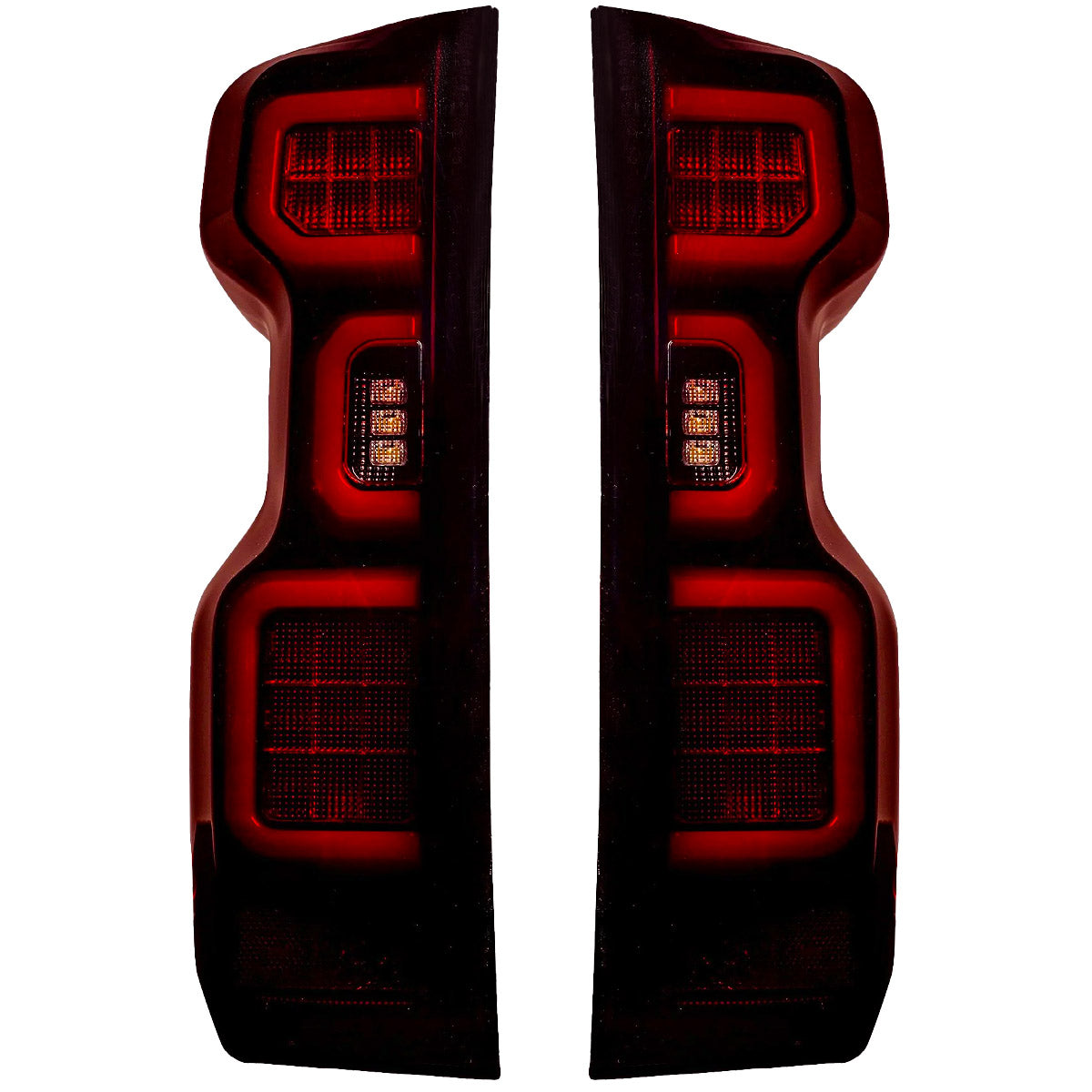 Chevy Silverado 2500/3500 20-23 Ultra Bright OLED Tail Lights (Replaces Factory/OEM LED Tail Lights Only) - Multiple Lens