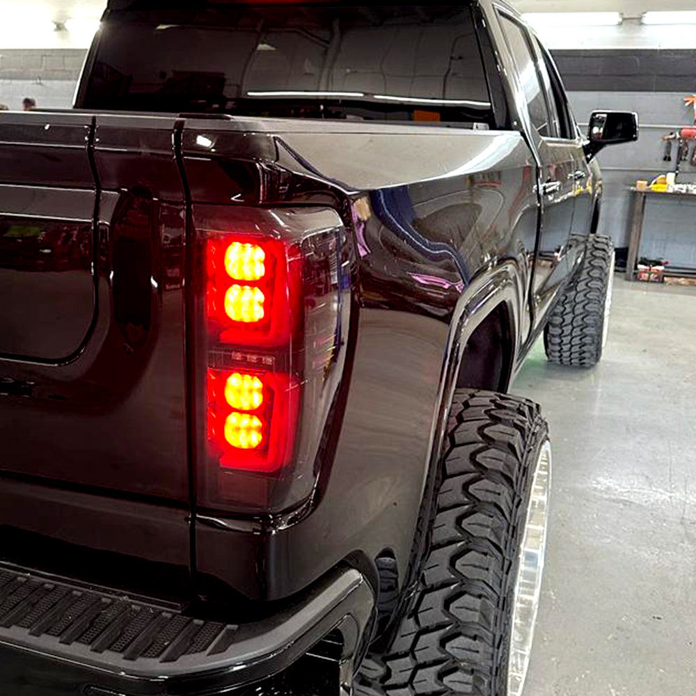 GMC Sierra 2500/3500 20-23 Ultra Bright OLED Tail Lights (Replaces Factory/OEM LED Tail Lights Only) - Multiple Lens