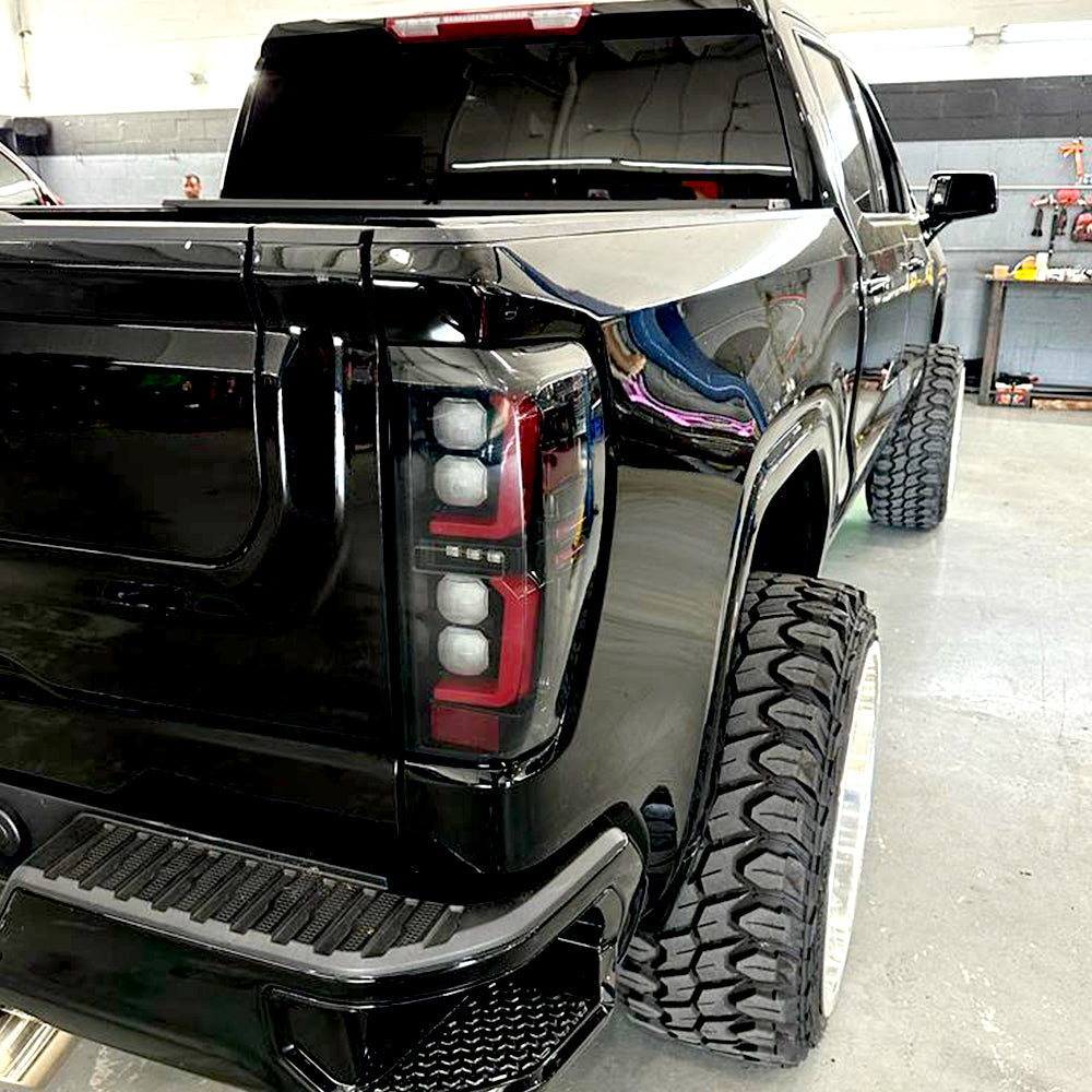GMC Sierra 1500 19-26 Ultra Bright OLED Tail Lights (Replaces Factory/OEM Halogen Tail Lights Only) - Multiple Lens