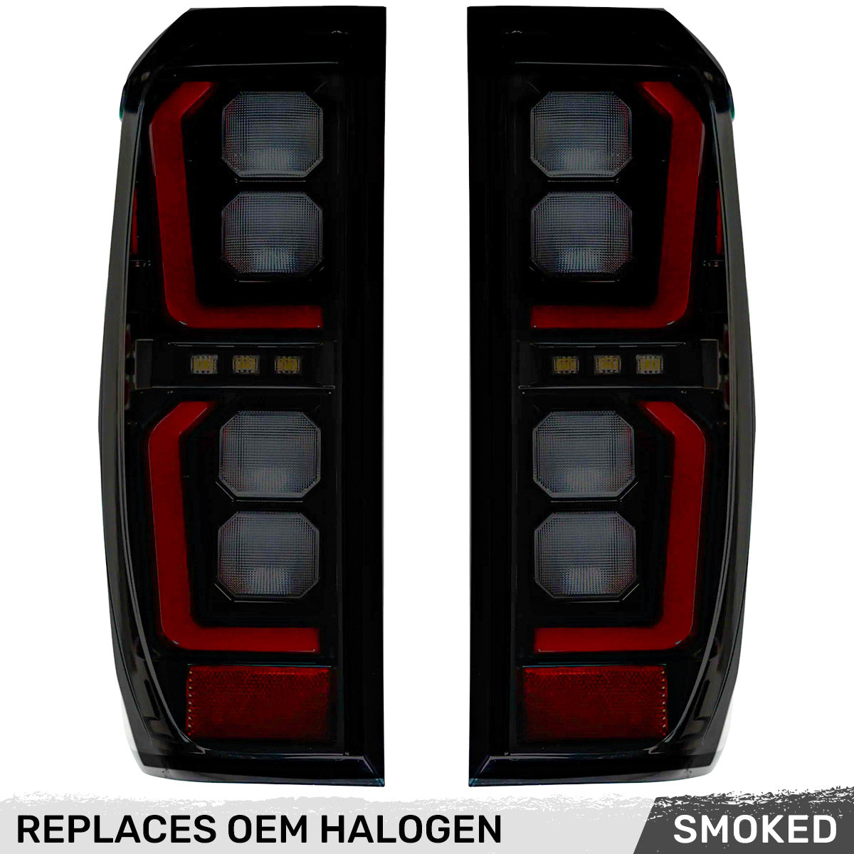 GMC Sierra 1500 19-26 Ultra Bright OLED Tail Lights (Replaces Factory/OEM Halogen Tail Lights Only) - Multiple Lens