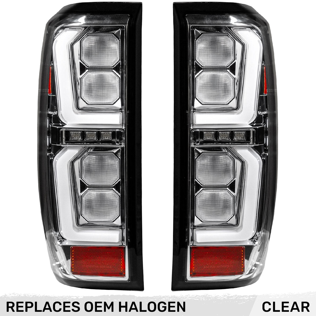 GMC Sierra 1500 19-26 Ultra Bright OLED Tail Lights (Replaces Factory/OEM Halogen Tail Lights Only) - Multiple Lens