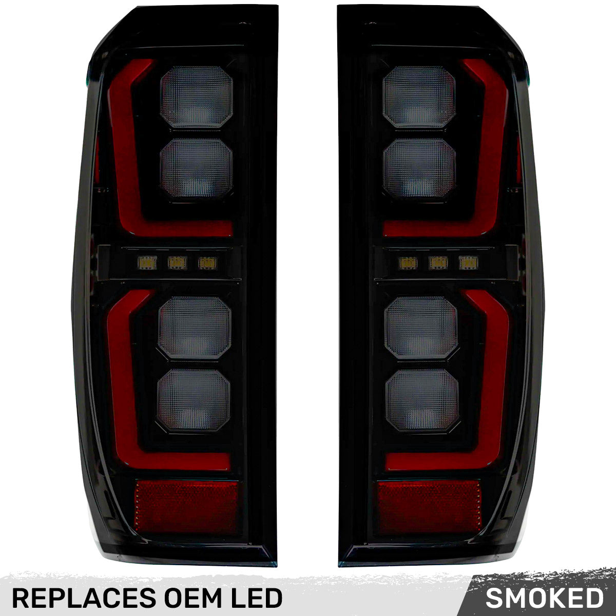 GMC Sierra 1500 19-26 Ultra Bright OLED Tail Lights (Replaces Factory/OEM LED Tail Lights Only) - Multiple Lens