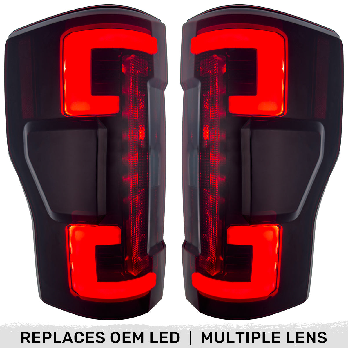 Ford Super Duty 20-22 Ultra Bright OLED Tail Lights (Replaces Factory/OEM LED) - Multiple Lens RECON Ford Super Duty 20-22 Ultra Bright OLED Tail Lights (Replaces Factory/OEM LED) - Multiple Lens Ford Super Duty 20-22 Ultra Bright OLED Tail Lights (Replaces Factory/OEM LED) - Multiple Lens Ford Super Duty 20-22 Ultra Bright OLED Tail Lights (Replaces Factory/OEM LED) - Multiple Lens Ford Super Duty 20-22 Ultra Bright OLED Tail Lights (Replaces Factory/OEM LED) - Multiple Lens