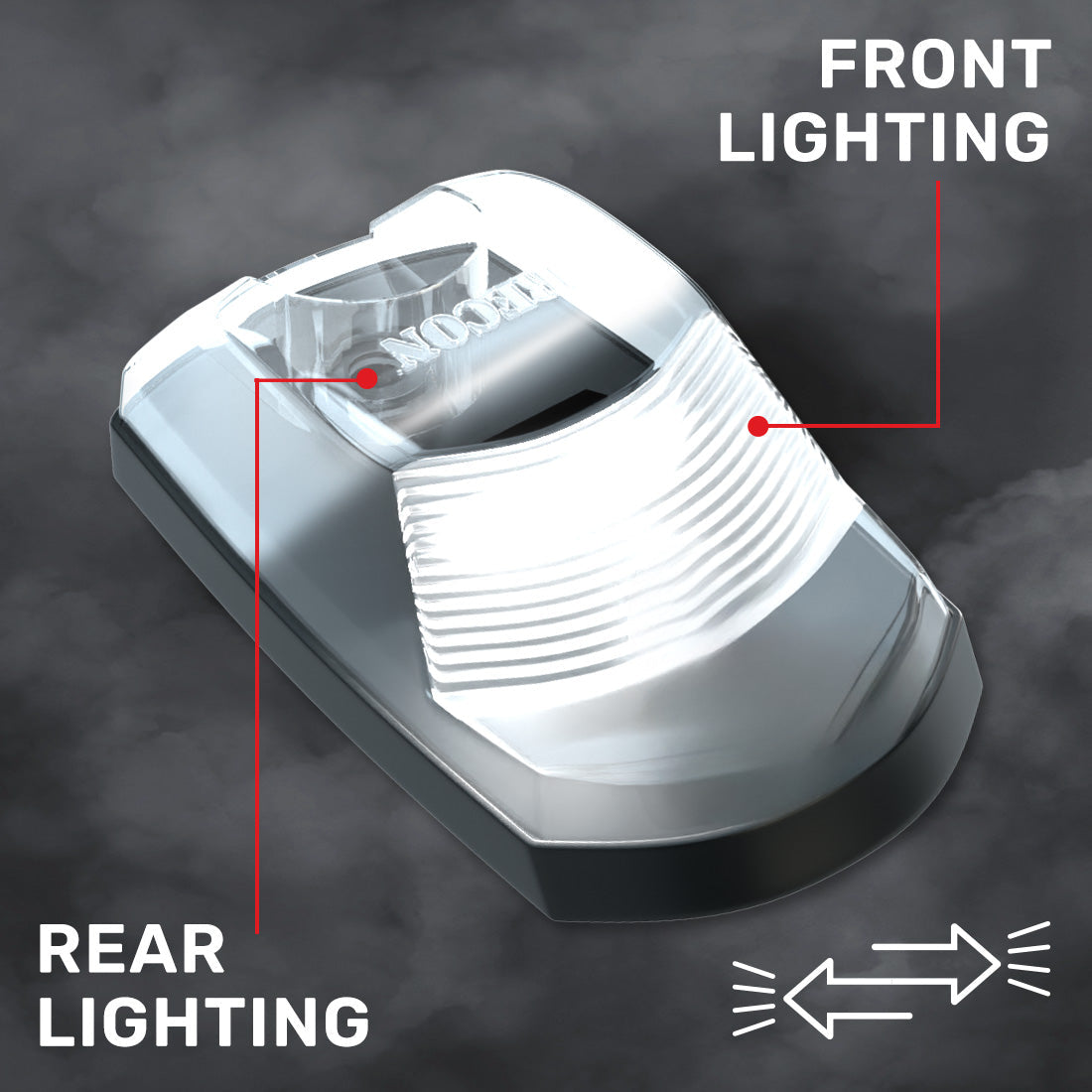 Ford Super Duty 23-26 5-PC Cab Roof Lights 2-Way Front & Rear Facing Ultra High-Power LED (Replaces Factory/OEM Cab Lights Only) - Multiple Options