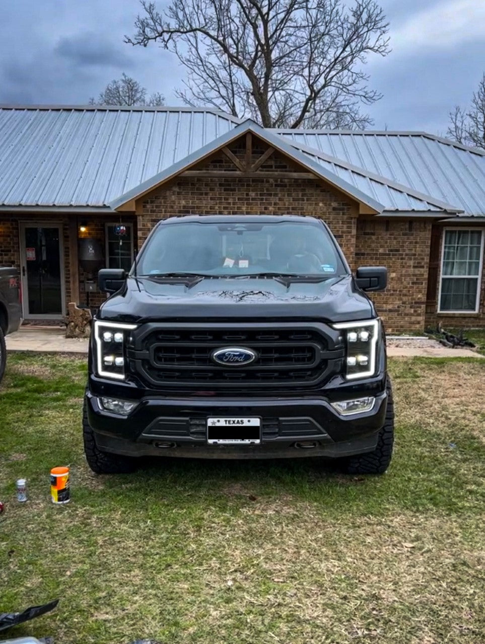 Ford F150 21-23 Full LED Projector Headlights w/ Ultra High Power Smooth OLED DRL & Scanning Switchback Amber Turn Signals (Replaces OEM Halogen Only) - Multiple Options