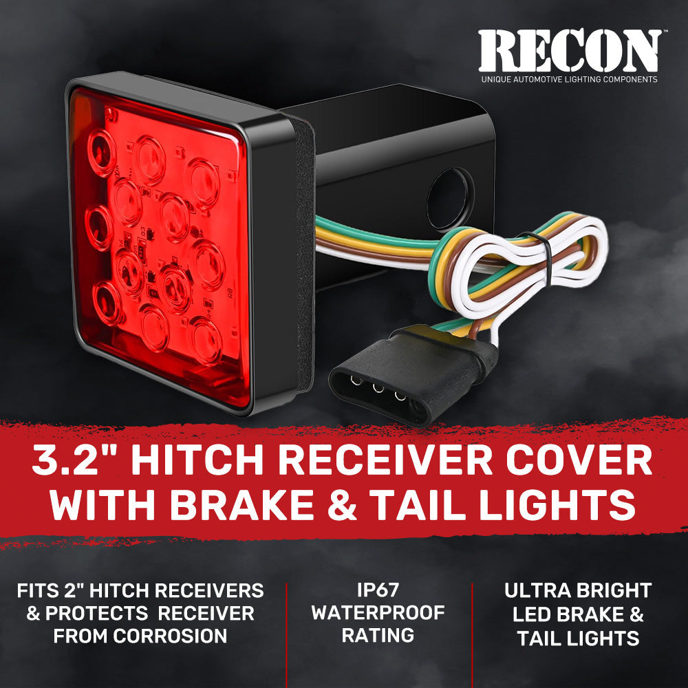 2" Trailer Tow Hitch Cover with Red Square Ultra Bright LED Brake & Tail Light w/ 4-PIN Trailer Plug RECON 2" Trailer Tow Hitch Cover with Red Square Ultra Bright LED Brake & Tail Light w/ 4-PIN Trailer Plug 2" Trailer Tow Hitch Cover with Red Square Ultra Bright LED Brake & Tail Light w/ 4-PIN Trailer Plug 2" Trailer Tow Hitch Cover with Red Square Ultra Bright LED Brake & Tail Light w/ 4-PIN Trailer Plug 2" Trailer Tow Hitch Cover with Red Square Ultra Bright LED Brake & Tail Light w/ 4-PIN Trailer Plug