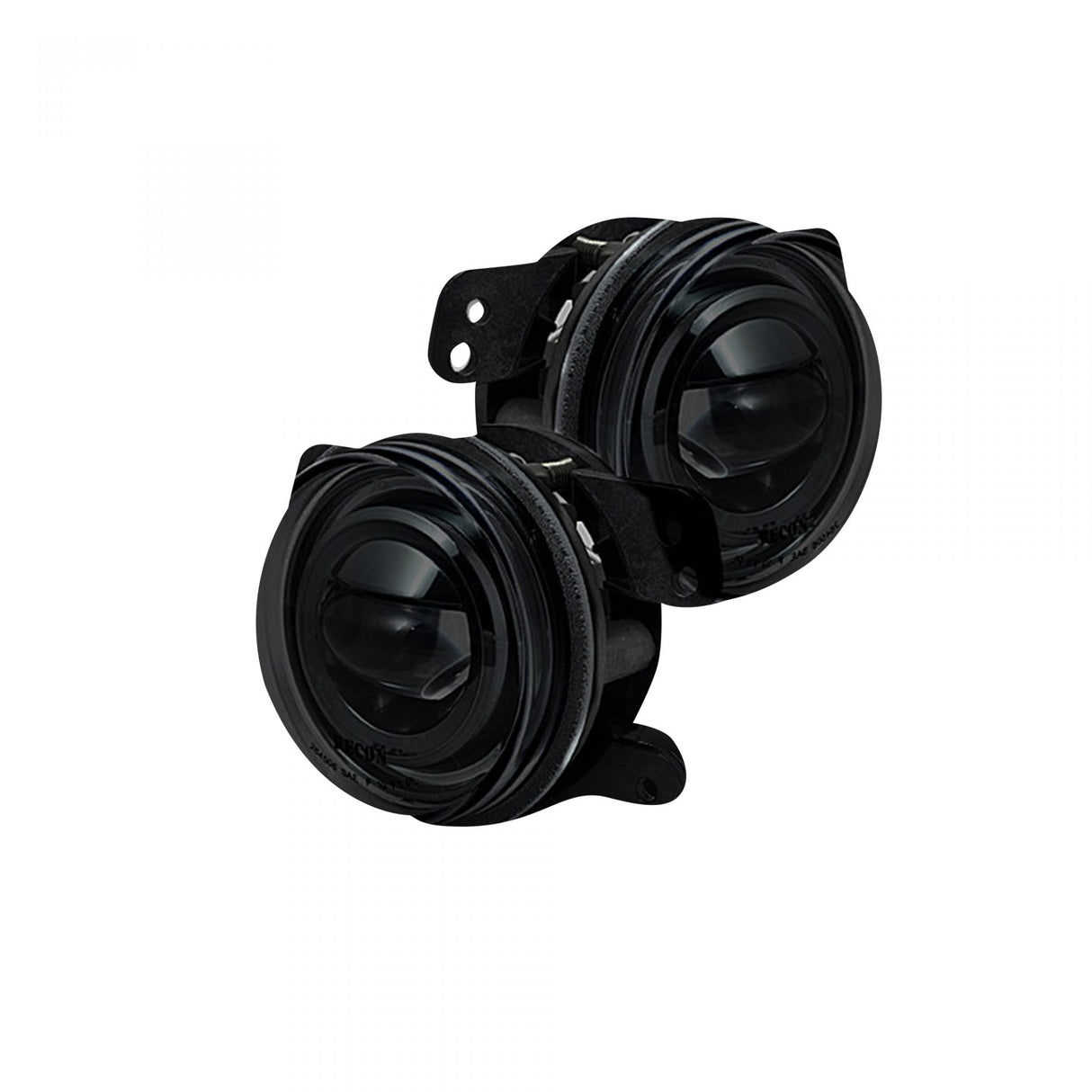 Jeep Wrangler 07-18 2-Piece Fog Lights Set in Smoked & Black