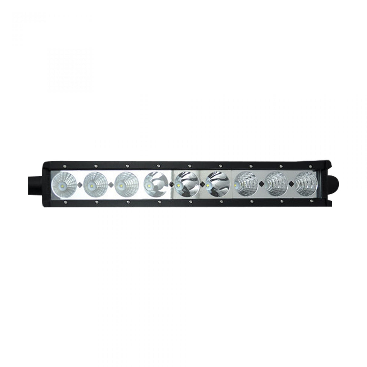6750 Lumen 18" Light Bar & Wiring Kit 9 5-Watt Square CREE XTE Square