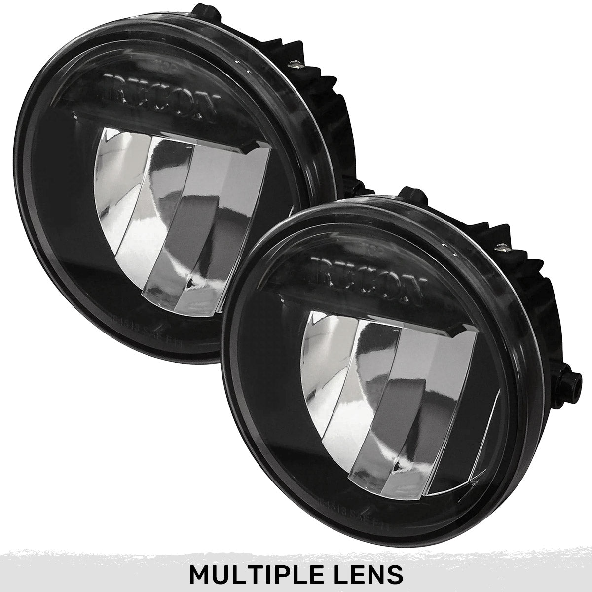 Ford F150 09-14 Ultra Bright White LED Fog Lights 2-Pc Kit (Replaces Factory Fog Lights) - Multiple Lens