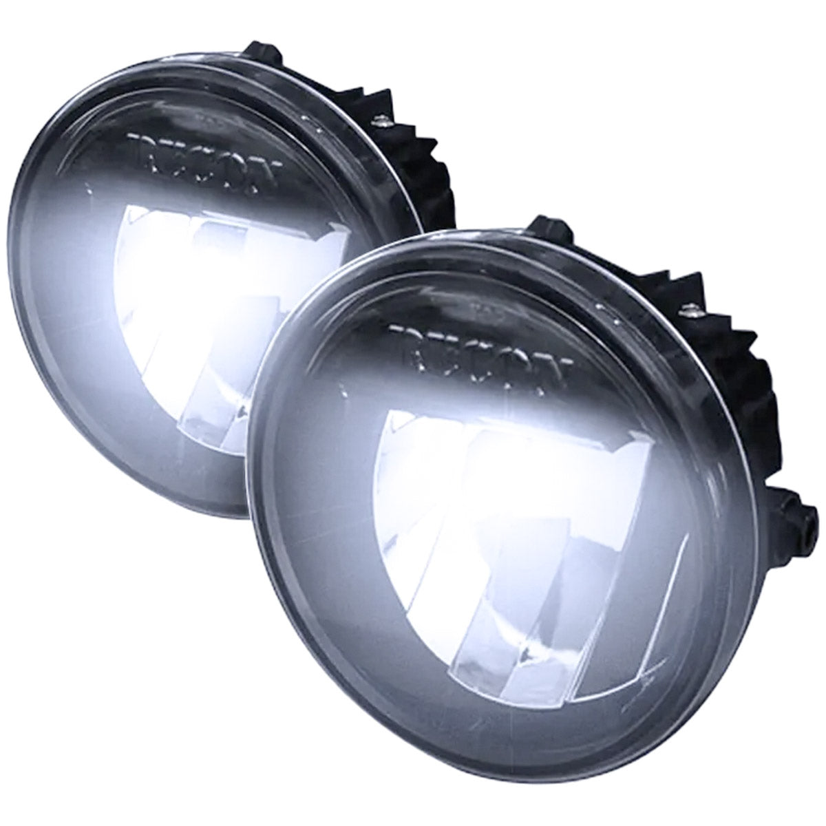 Ford F150 09-14 Ultra Bright White LED Fog Lights 2-Pc Kit (Replaces Factory Fog Lights) - Multiple Lens