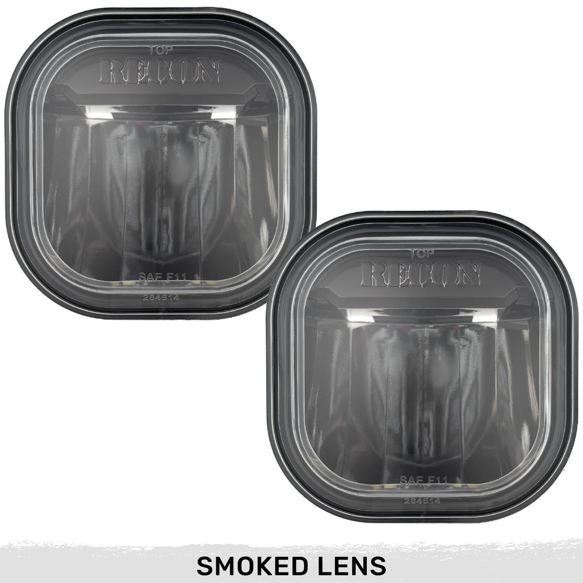 Ford Super Duty 11-16 Ultra Bright White LED Fog Lights 2-Pc Kit (Replaces Factory Fog Lights) - Multiple Lens