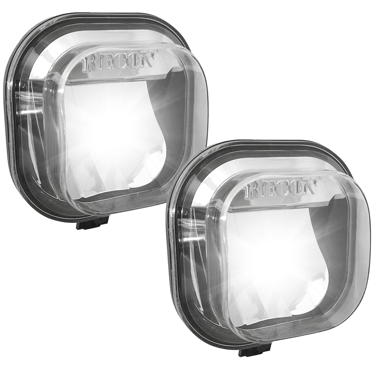 Ford Super Duty 11-16 Ultra Bright White LED Fog Lights 2-Pc Kit (Replaces Factory Fog Lights) - Multiple Lens