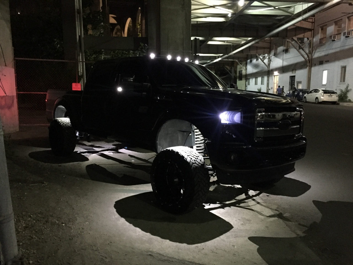 Universal 4-PC Ultra Bright CREE LED Underbody Rock Lights - Multiple Colors