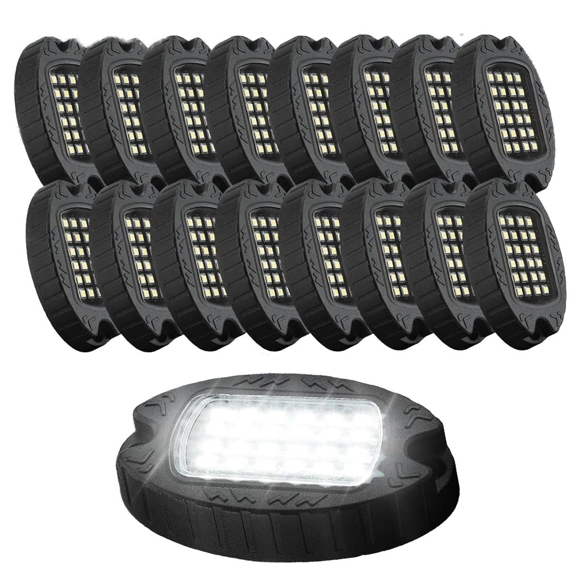 Universal 16-Pc Heavy Duty Aluminum Ultra Bright 6500K LED Underbody Rock Lights - White RECON Universal 16-Pc Heavy Duty Aluminum Ultra Bright 6500K LED Underbody Rock Lights - White Universal 16-Pc Heavy Duty Aluminum Ultra Bright 6500K LED Underbody Rock Lights - White Universal 16-Pc Heavy Duty Aluminum Ultra Bright 6500K LED Underbody Rock Lights - White Universal 16-Pc Heavy Duty Aluminum Ultra Bright 6500K LED Underbody Rock Lights - White