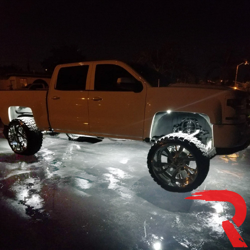 Universal 16-Pc Heavy Duty Aluminum Ultra Bright 6500K LED Underbody Rock Lights - White RECON Universal 16-Pc Heavy Duty Aluminum Ultra Bright 6500K LED Underbody Rock Lights - White Universal 16-Pc Heavy Duty Aluminum Ultra Bright 6500K LED Underbody Rock Lights - White Universal 16-Pc Heavy Duty Aluminum Ultra Bright 6500K LED Underbody Rock Lights - White Universal 16-Pc Heavy Duty Aluminum Ultra Bright 6500K LED Underbody Rock Lights - White