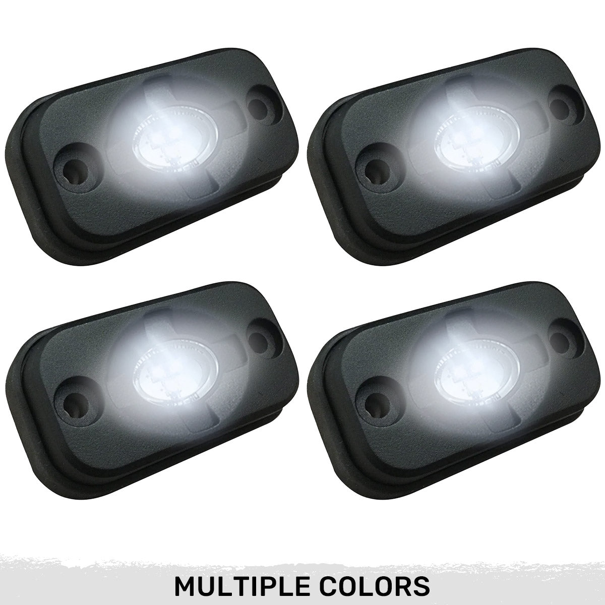 Universal 4-PC Ultra Bright CREE LED Underbody Rock Lights - Multiple Colors