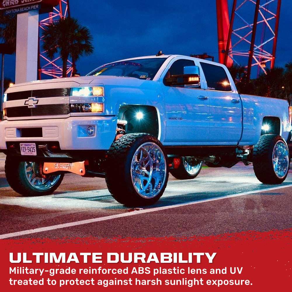Universal 4-PC Ultra Bright CREE LED Underbody Rock Lights - Multiple Colors RECON Universal 4-PC Ultra Bright CREE LED Underbody Rock Lights - Multiple Colors Universal 4-PC Ultra Bright CREE LED Underbody Rock Lights - Multiple Colors Universal 4-PC Ultra Bright CREE LED Underbody Rock Lights - Multiple Colors Universal 4-PC Ultra Bright CREE LED Underbody Rock Lights - Multiple Colors