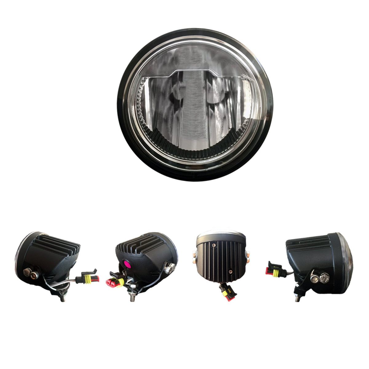 3" Driving Light Kit LED w/ Complete Wiring Hardware & RECON Rock Guard