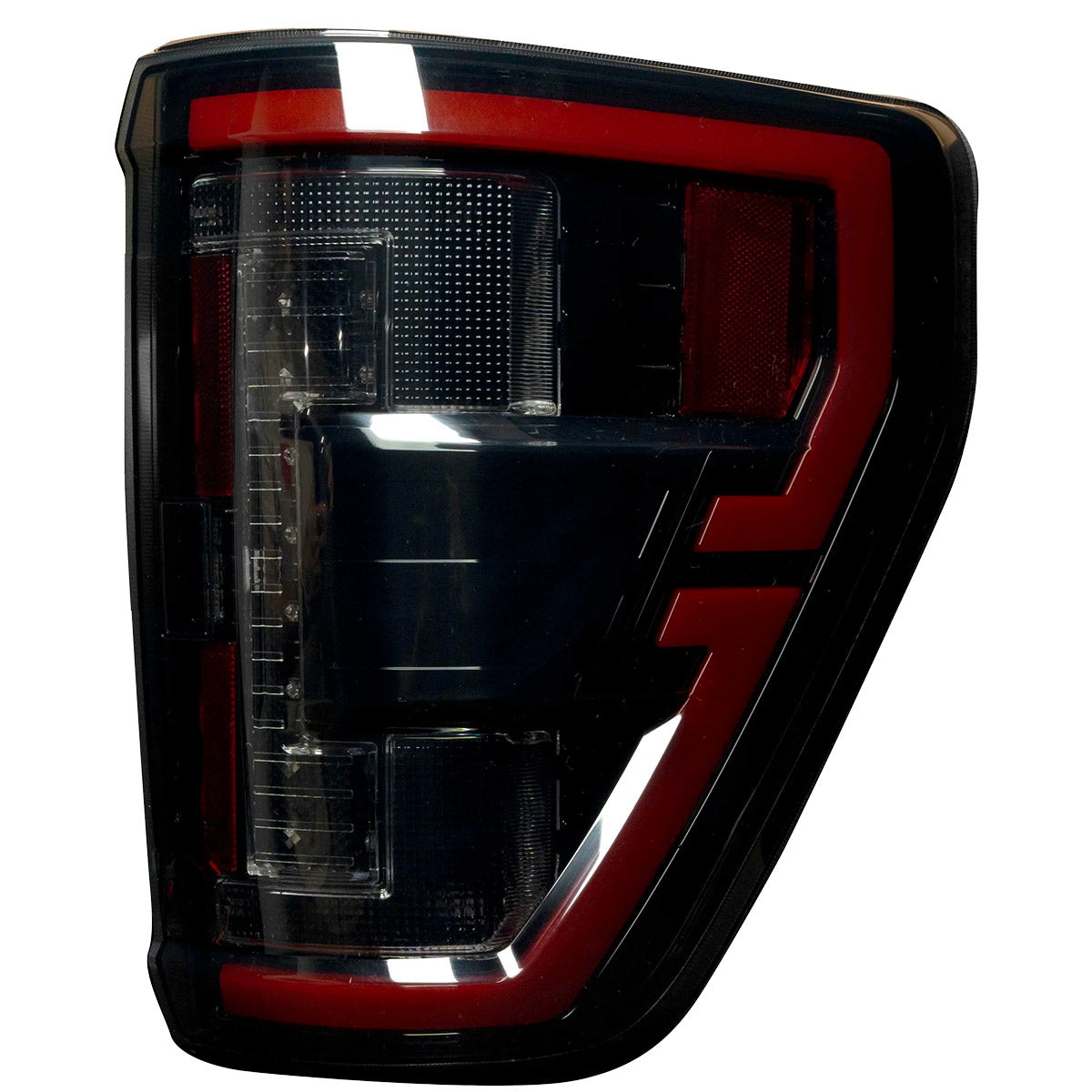 Ford F150 21-23 Ultra Bright OLED Tail Lights w/ Startup Light Sequence (Replaces Factory Halogen Tail Lights w/ BLIS Only) - Multiple Lens