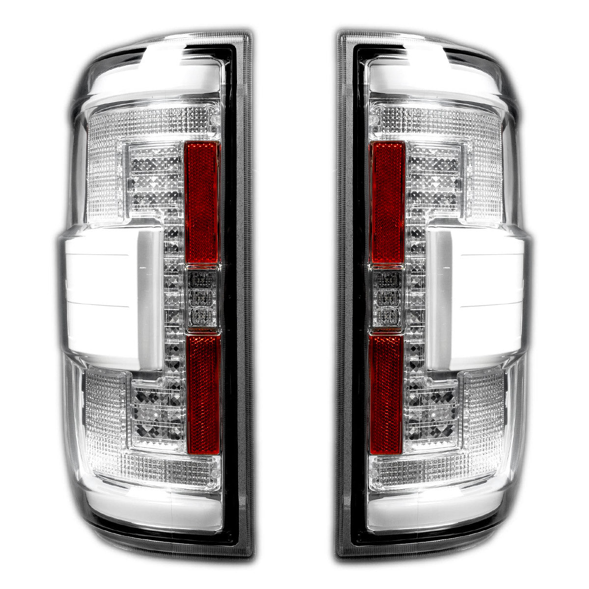Ford F150 21-23 Ultra Bright OLED Tail Lights w/ Startup Light Sequence (Replaces Factory Halogen Tail Lights w/ BLIS Only) - Multiple Lens