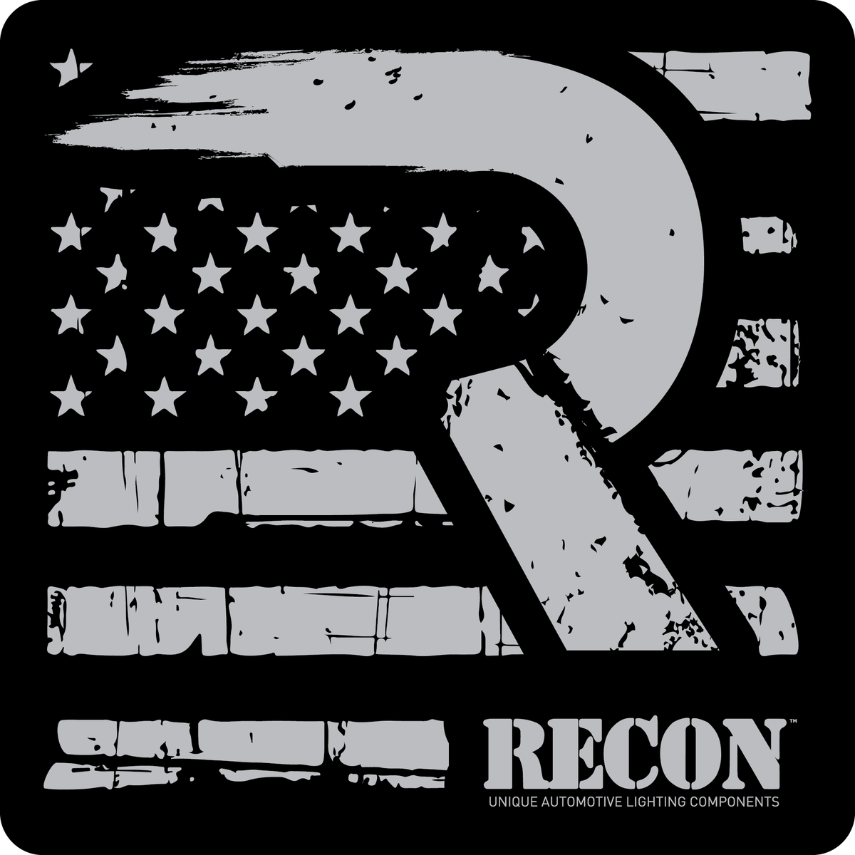 American Flag Square Sticker - Black & Silver RECON American Flag Square Sticker - Black & Silver American Flag Square Sticker - Black & Silver American Flag Square Sticker - Black & Silver American Flag Square Sticker - Black & Silver