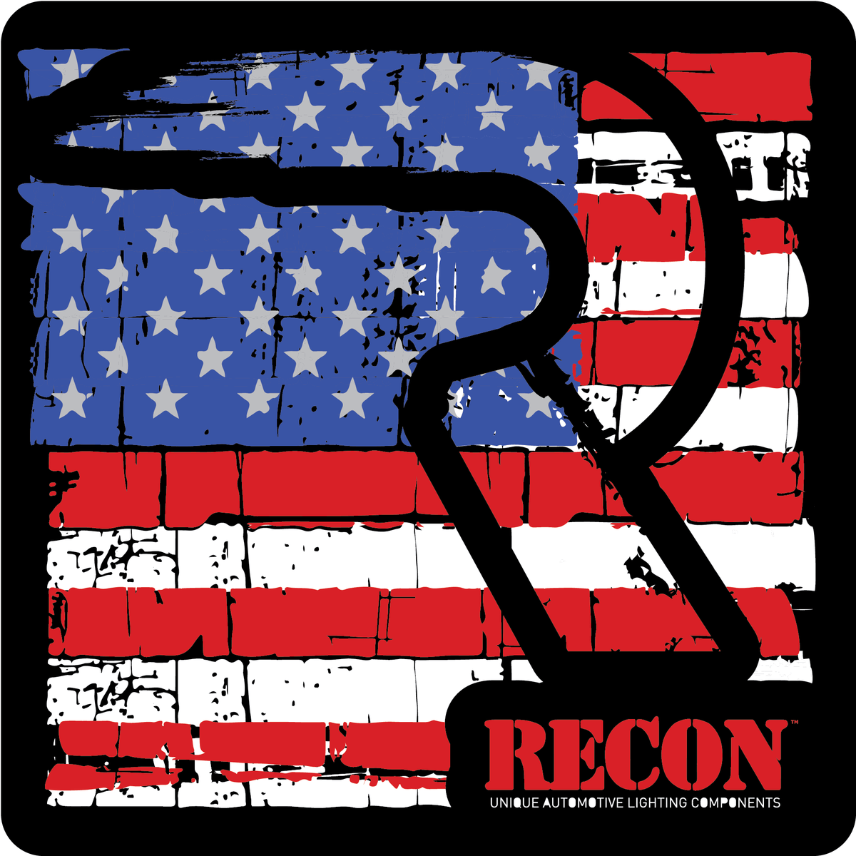 American Flag Square Sticker - Red, White & Blue RECON American Flag Square Sticker - Red, White & Blue American Flag Square Sticker - Red, White & Blue American Flag Square Sticker - Red, White & Blue American Flag Square Sticker - Red, White & Blue