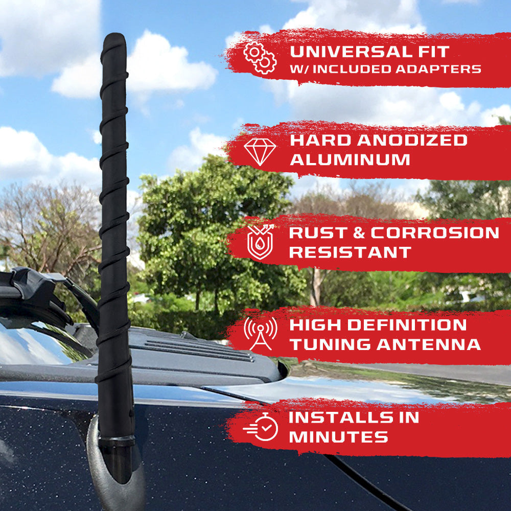 Aluminum 7" Long Range Antenna (Fits OEM Factory Threaded Antenna) in Black RECON Aluminum 7" Long Range Antenna (Fits OEM Factory Threaded Antenna) in Black Aluminum 7" Long Range Antenna (Fits OEM Factory Threaded Antenna) in Black Aluminum 7" Long Range Antenna (Fits OEM Factory Threaded Antenna) in Black Aluminum 7" Long Range Antenna (Fits OEM Factory Threaded Antenna) in Black