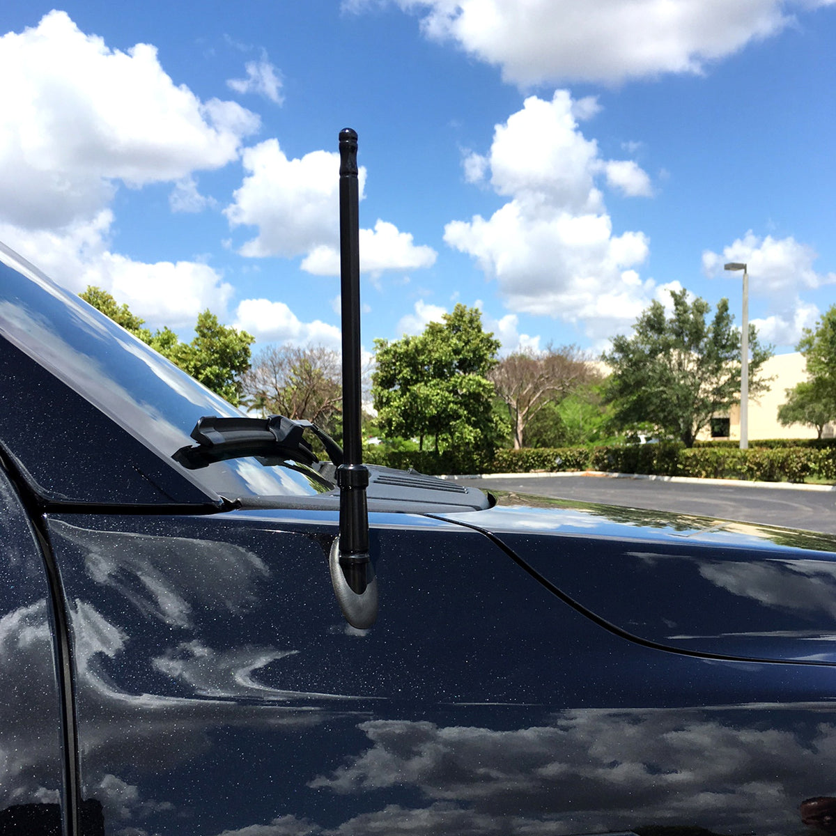 Aluminum 8" Antenna Mast (Fits OEM Factory Threaded Antenna) Multiple Colors