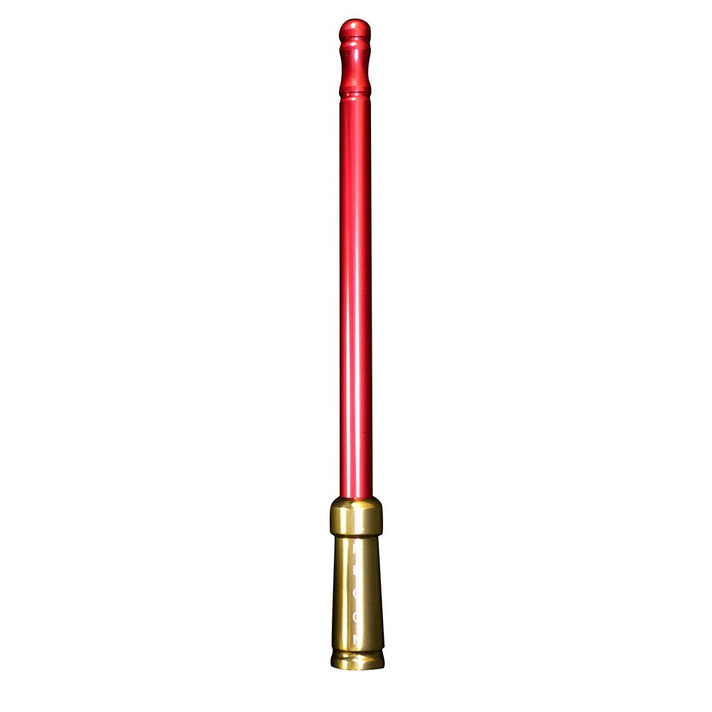 Aluminum 8" Antenna (Fits OEM Factory Threaded Antenna) Garnet & Gold