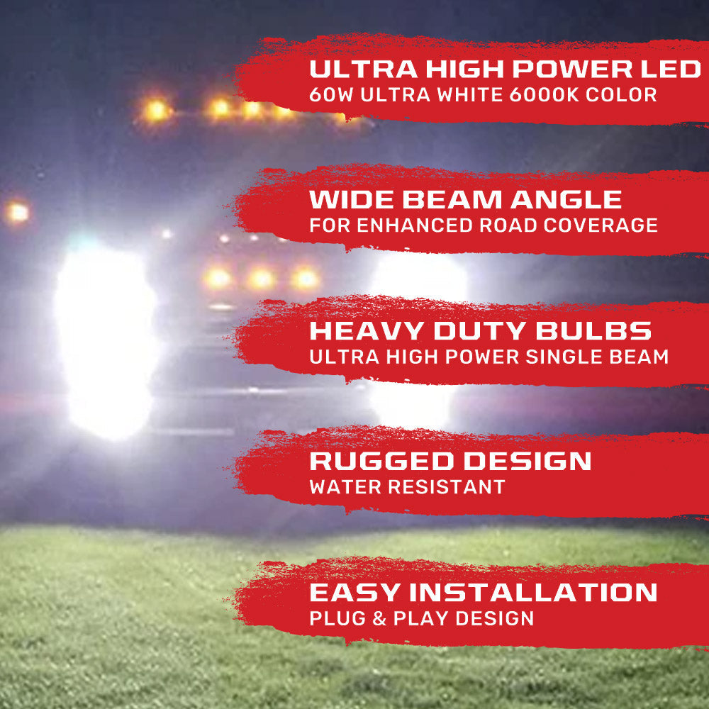 H10 9140 9145 12V Ultra High-Power 60-Watt LED Headlight Bulbs Single Beam 6000K Color RECON H10 9140 9145 12V Ultra High-Power 60-Watt LED Headlight Bulbs Single Beam 6000K Color H10 9140 9145 12V Ultra High-Power 60-Watt LED Headlight Bulbs Single Beam 6000K Color H10 9140 9145 12V Ultra High-Power 60-Watt LED Headlight Bulbs Single Beam 6000K Color H10 9140 9145 12V Ultra High-Power 60-Watt LED Headlight Bulbs Single Beam 6000K Color