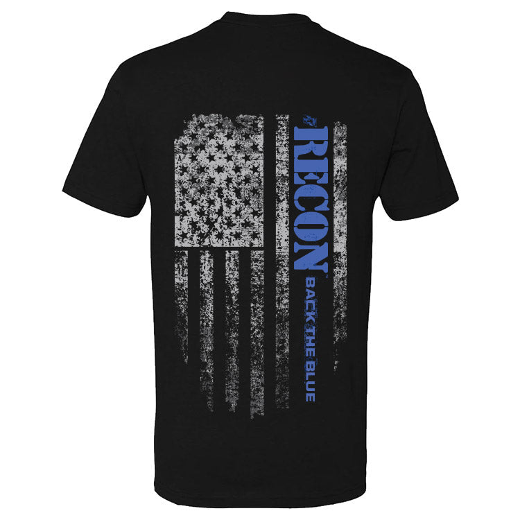 RECON Back The Blue American USA Flag T-Shirt - Black RECON RECON Back The Blue American USA Flag T-Shirt - Black RECON Back The Blue American USA Flag T-Shirt - Black RECON Back The Blue American USA Flag T-Shirt - Black RECON Back The Blue American USA Flag T-Shirt - Black