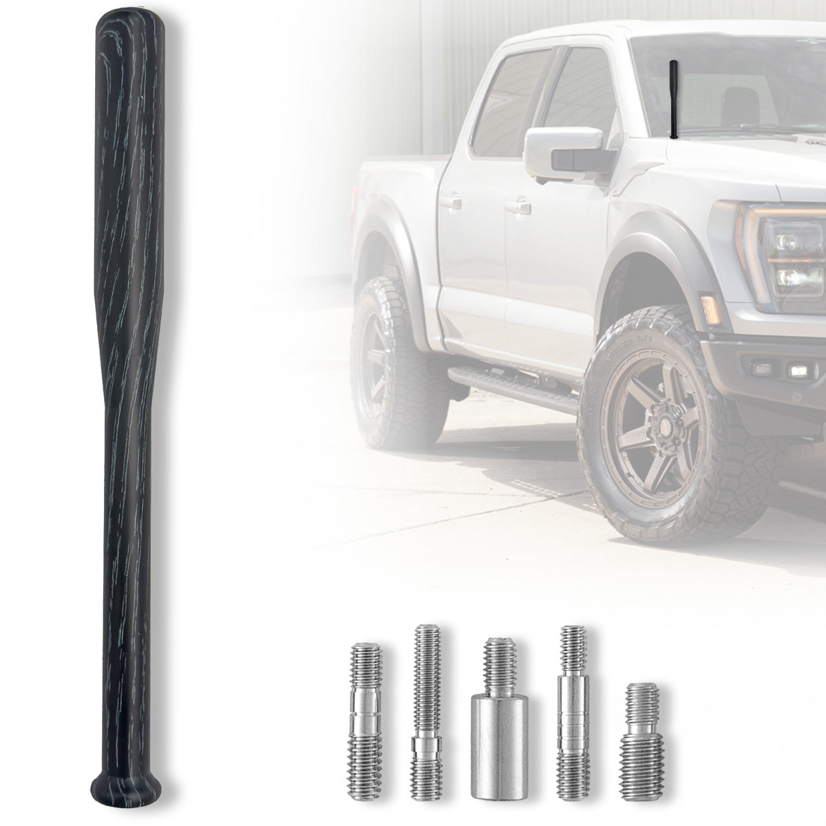 Baseball Bat Aluminum 8" Antenna (Fits OEM Factory Threaded Antenna) Multiple Colors RECON Baseball Bat Aluminum 8" Antenna (Fits OEM Factory Threaded Antenna) Multiple Colors Baseball Bat Aluminum 8" Antenna (Fits OEM Factory Threaded Antenna) Multiple Colors Baseball Bat Aluminum 8" Antenna (Fits OEM Factory Threaded Antenna) Multiple Colors Baseball Bat Aluminum 8" Antenna (Fits OEM Factory Threaded Antenna) Multiple Colors