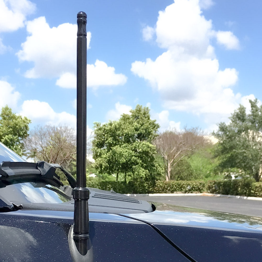 Aluminum 8" Antenna Mast (Fits OEM Factory Threaded Antenna) Multiple Colors