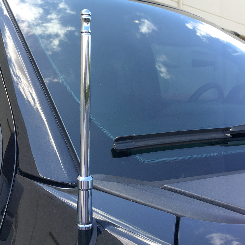 Aluminum 8" Antenna Mast (Fits OEM Factory Threaded Antenna) Multiple Colors