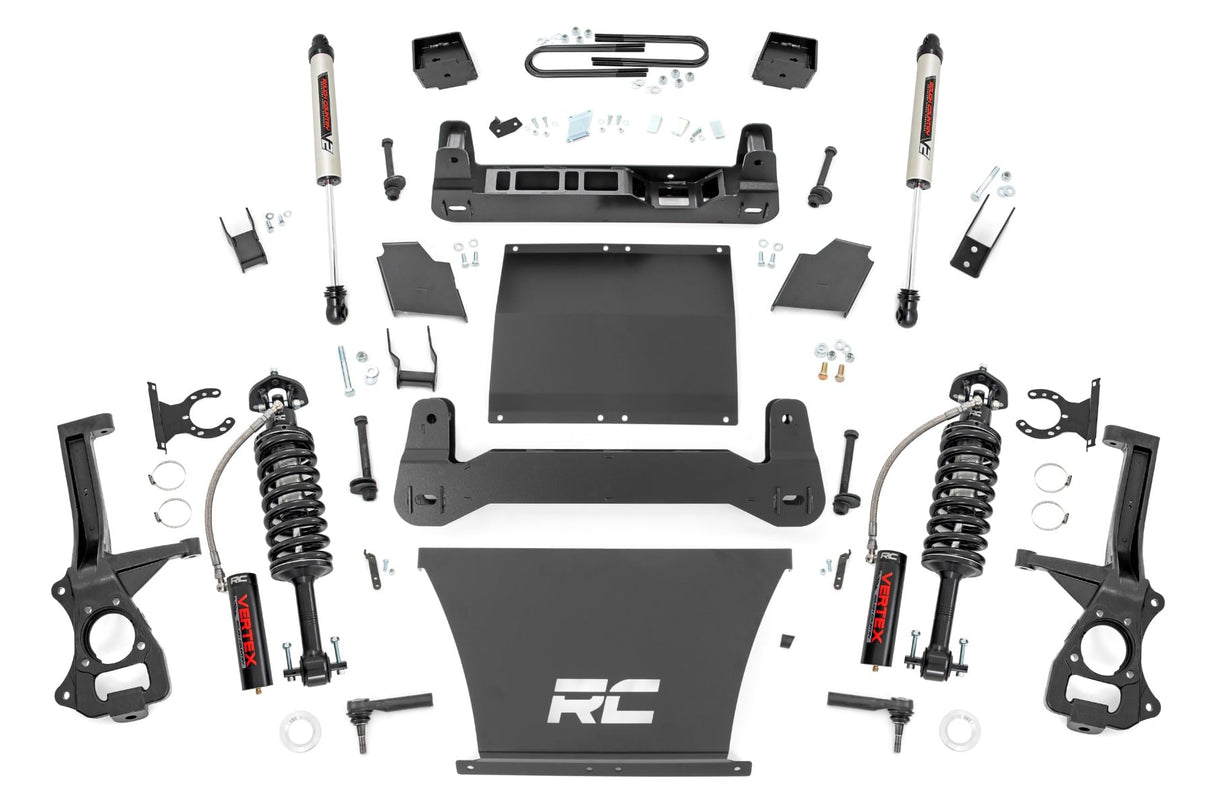 6 Inch Lift Kit Mono Leaf Rear Vertex/V2 GMC Sierra 1500 2WD/4WD (25-26) Rough Country