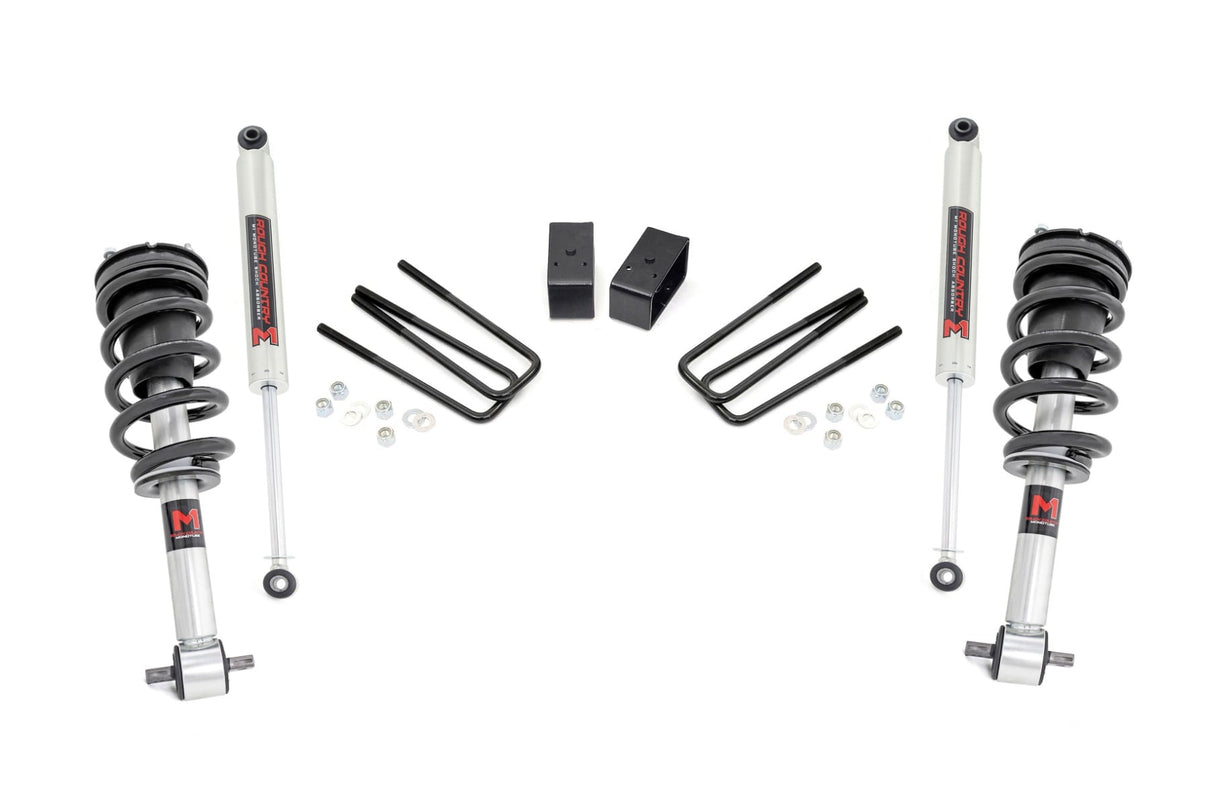 3.5 Inch Lift Kit M1 Struts Silverado/Sierra 1500 2WD (07-13) Rough Country