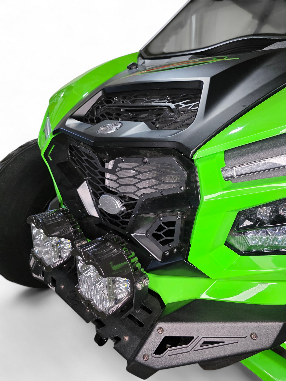 2026+ Kawasaki Teryx H2 Volt Grill w/Camera Mount www.elektricoffroad.com