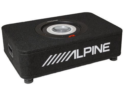 Alpine Single 10” R-Series Shallow Preloaded Subwoofer Enclosure