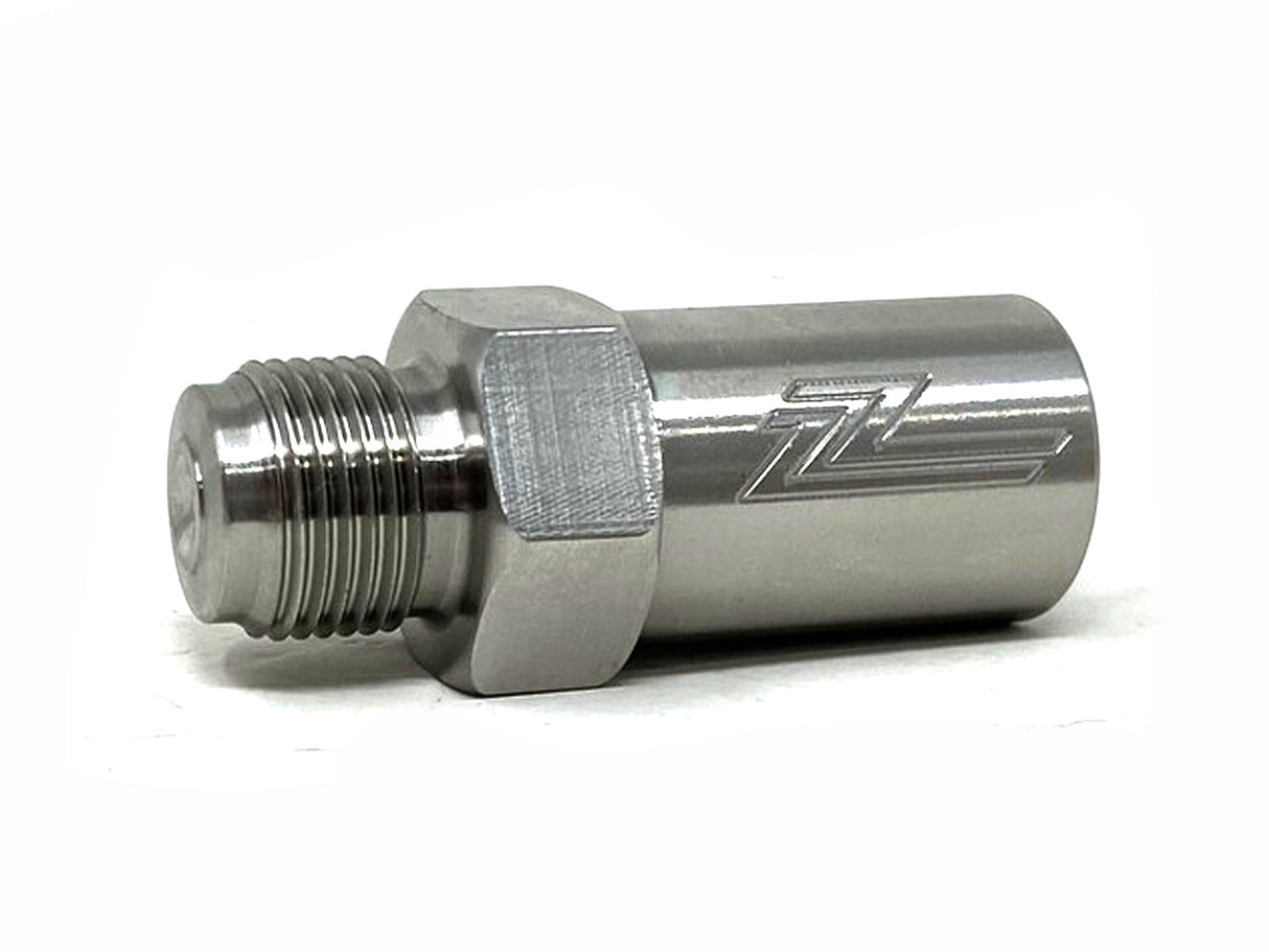 Forged Diesel Stainless Steel Fuel Rail Race Plug, 2001-2004 GM 6.6L Duramax LB7 Forged Diesel